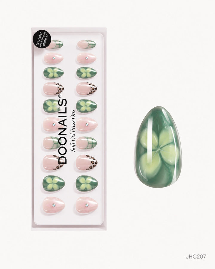 Grønn pastellmix – middels mandel – pakke – JHC207