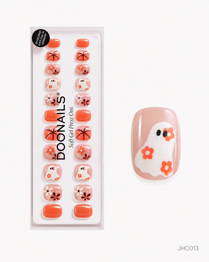 Orange høstmiks – kort firkantet – pakke – JHC013