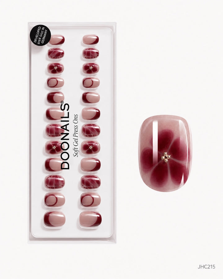 Vinrød mix – kort rund – pakke – JHC215