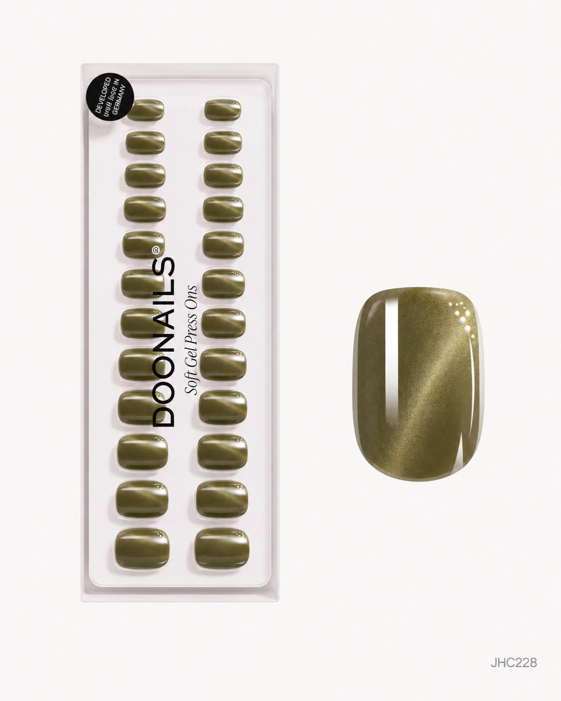 Olivskimmer – kort firkantet – pakke – JHC228