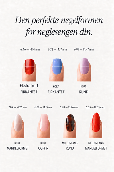 Finn negleformen som passer deg