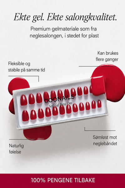 Ekte gel. Ekte salongkvalitet.
