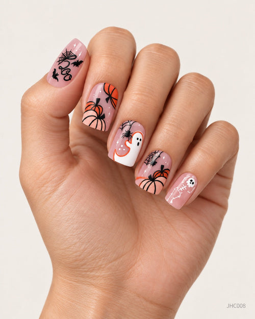 Halloweenmix – kort firkantet