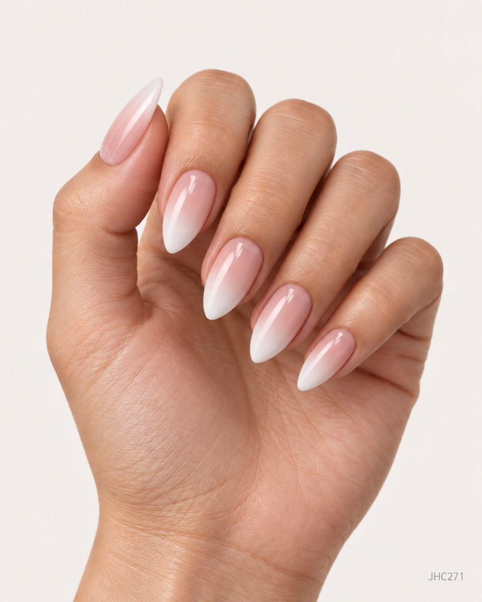 Nude ombré – middels mandel – JHC271